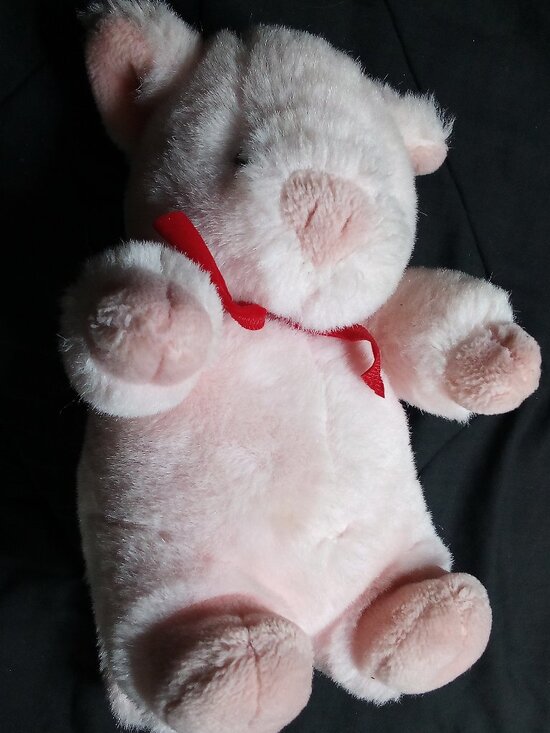 Vintage Gund Pig Stuffed Animal Plush Musical - Picture 1 of 6